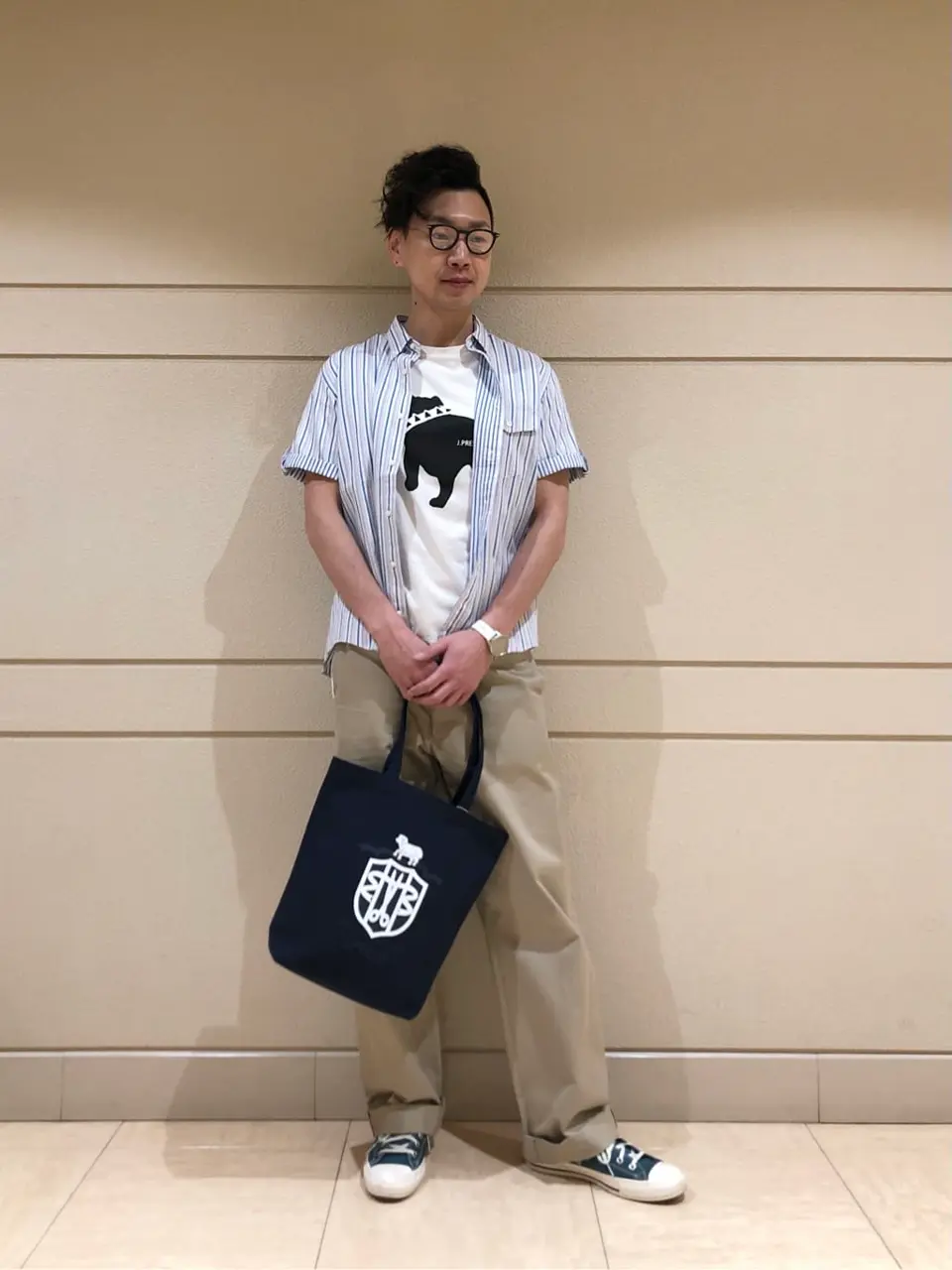 J.PRESS MEN 赤石 コーディネート画像