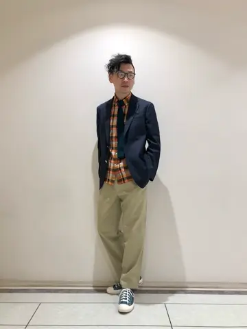 J.PRESS MEN 赤石 コーディネート画像