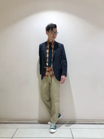 J.PRESS MEN 赤石 コーディネート画像