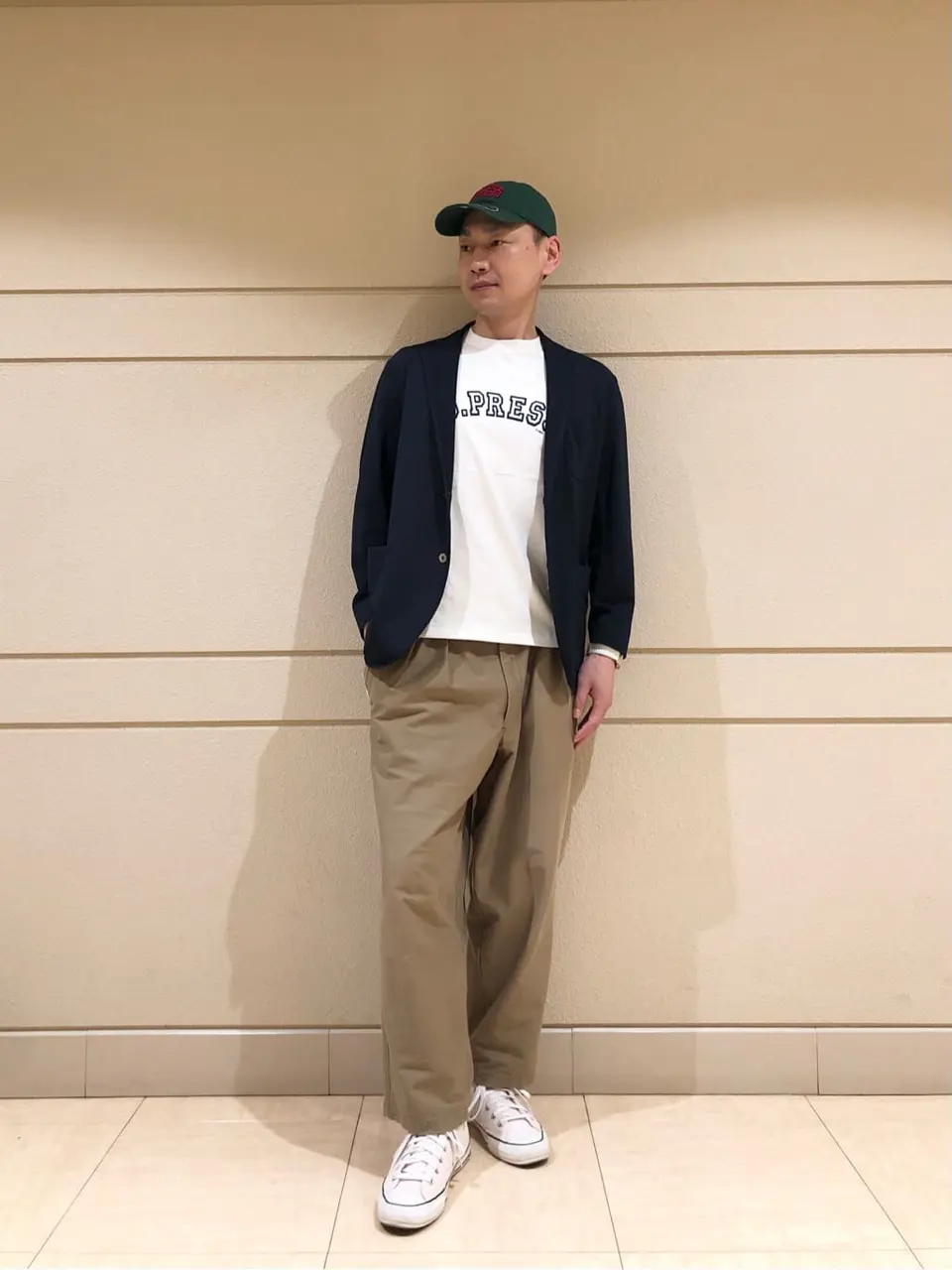  赤石 コーディネート画像