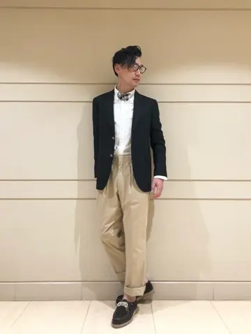 J.PRESS MEN 赤石 コーディネート画像