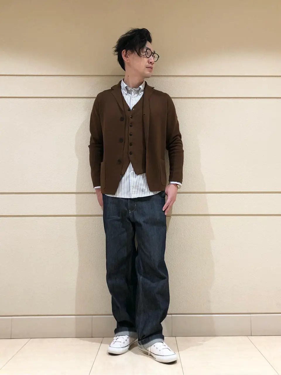  赤石 コーディネート画像