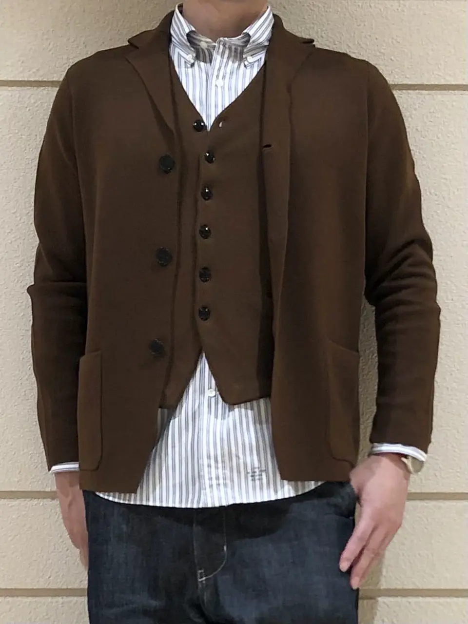 J.PRESS MEN 赤石 コーディネート画像