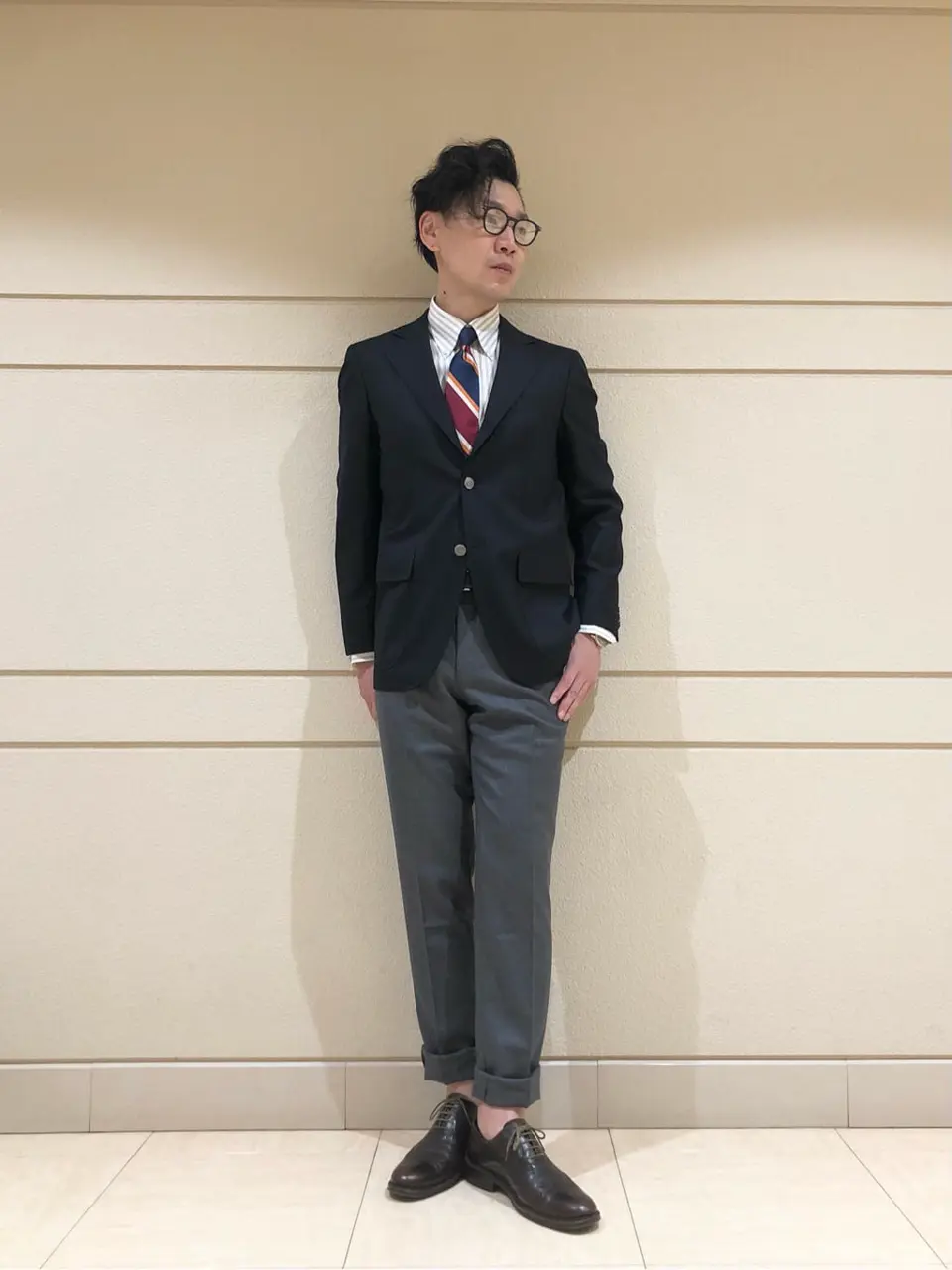  赤石 コーディネート画像