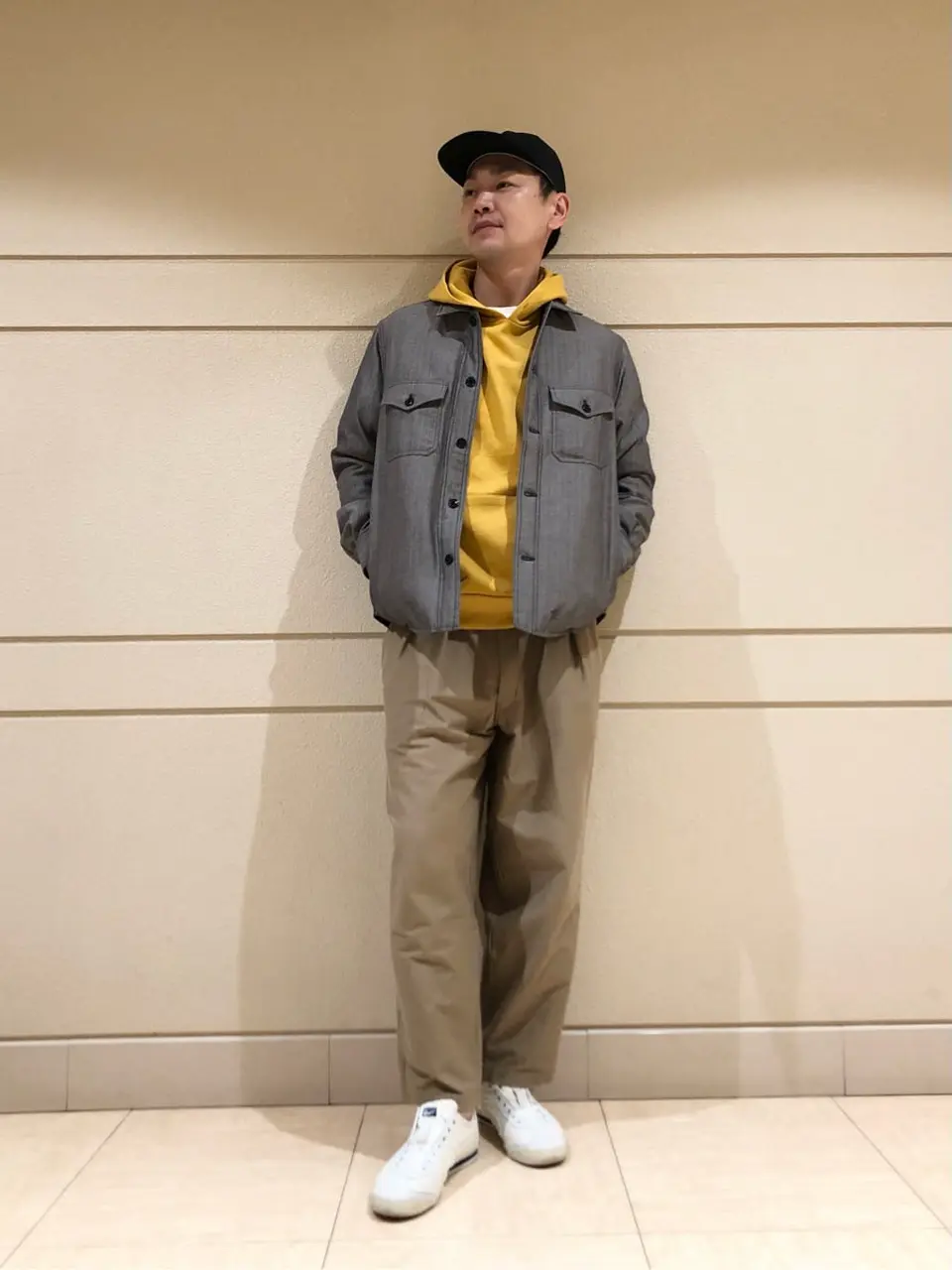  赤石 コーディネート画像