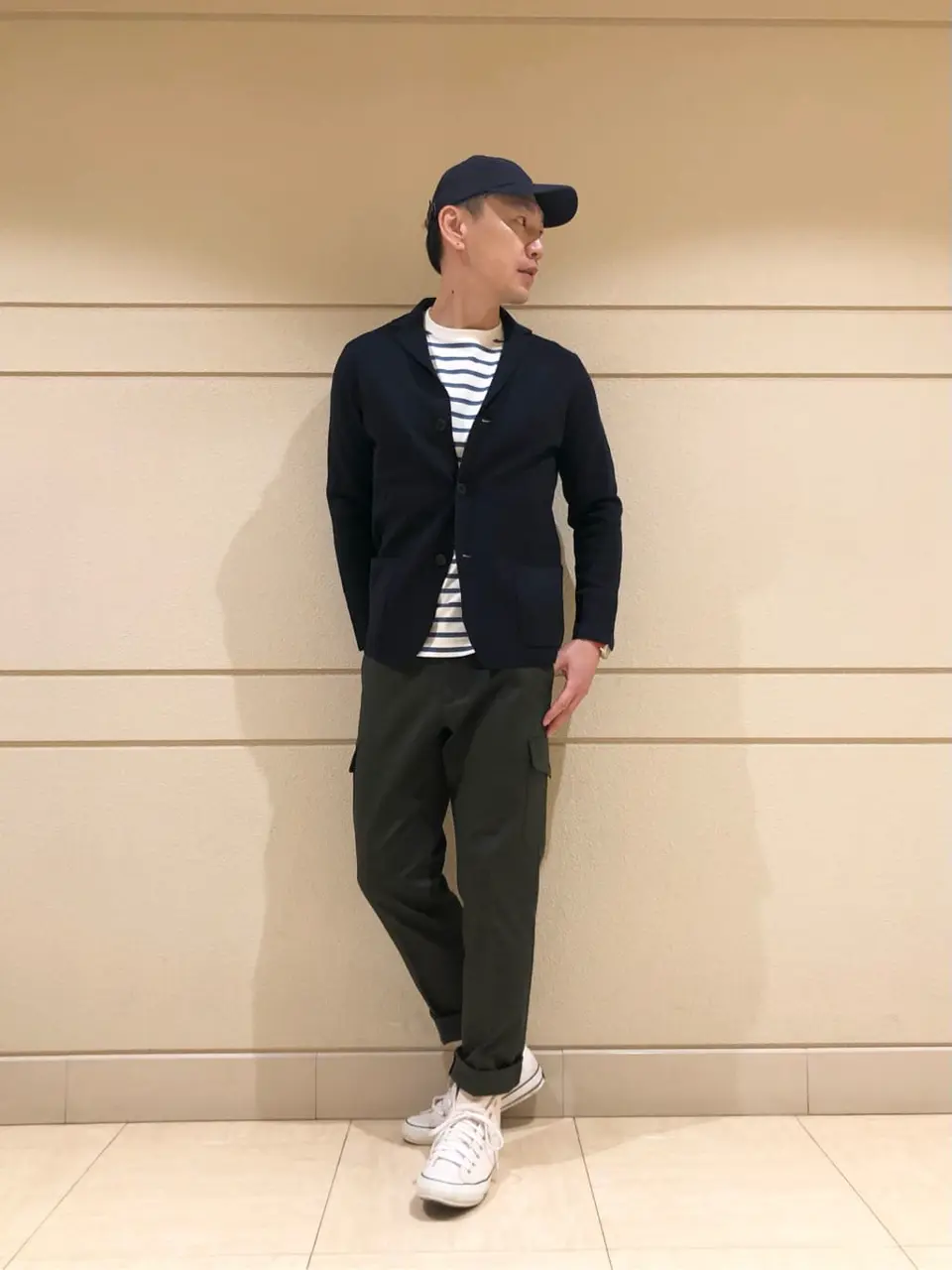  赤石 コーディネート画像