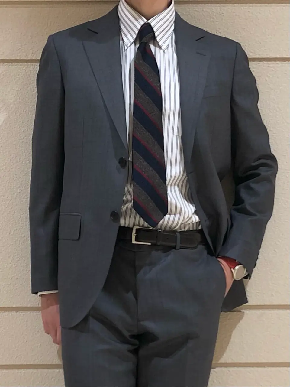 J.PRESS MEN 赤石 コーディネート画像