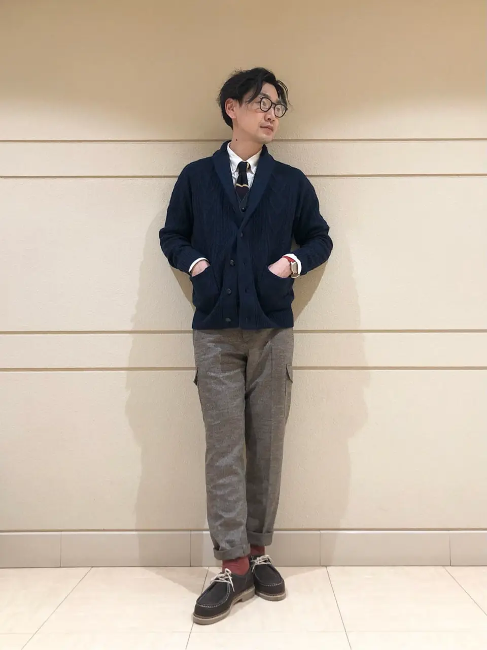  赤石 コーディネート画像