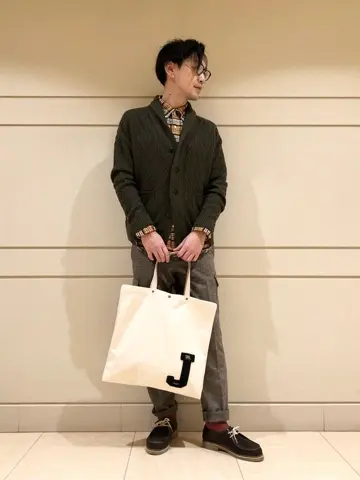 J.PRESS MEN 赤石 コーディネート画像