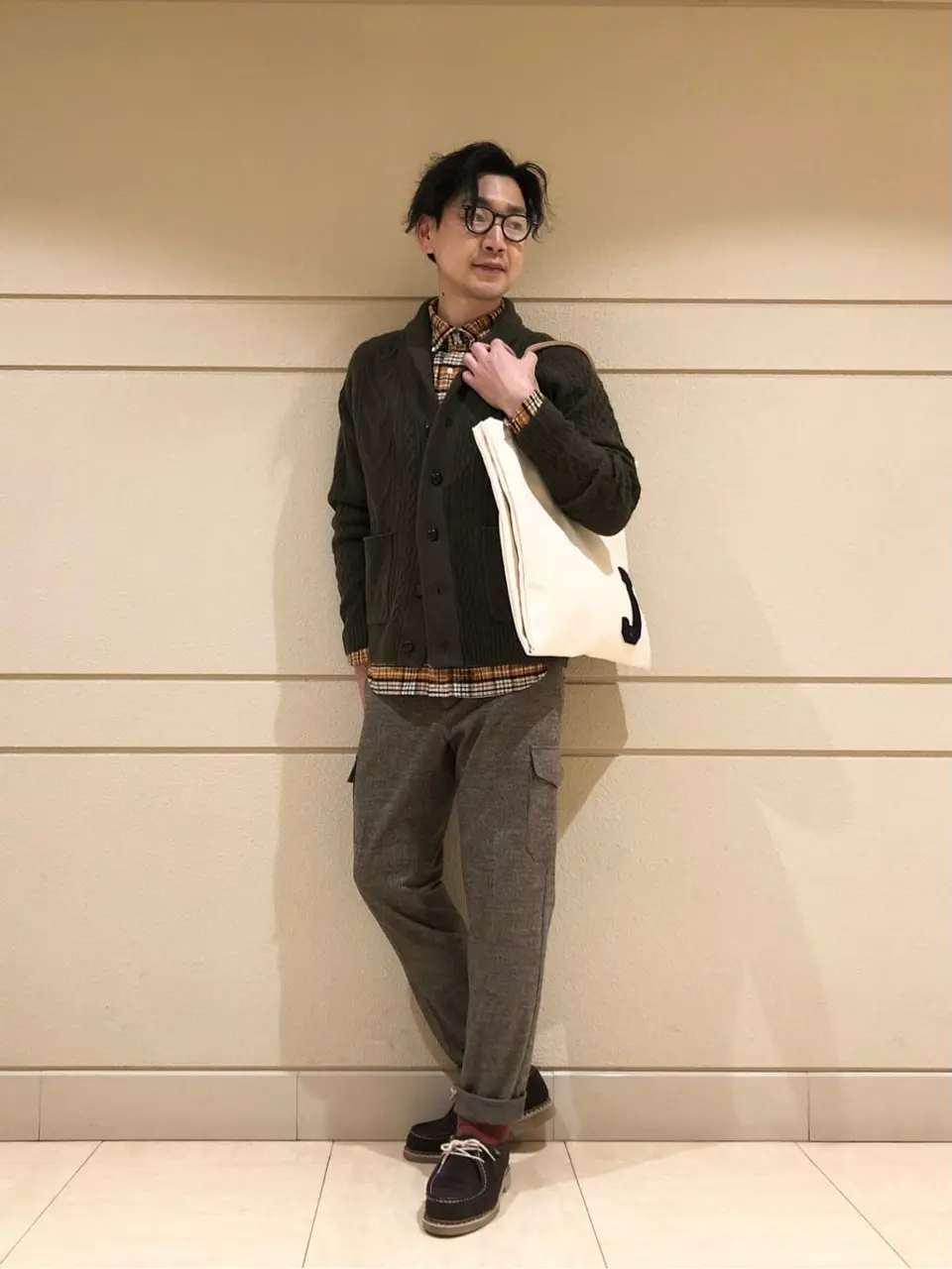 J.PRESS MEN 赤石 コーディネート画像