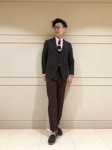 J.PRESS MEN 赤石 コーディネート画像