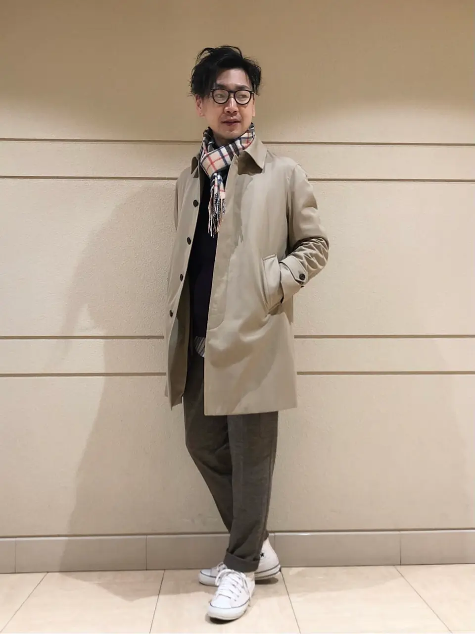  赤石 コーディネート画像