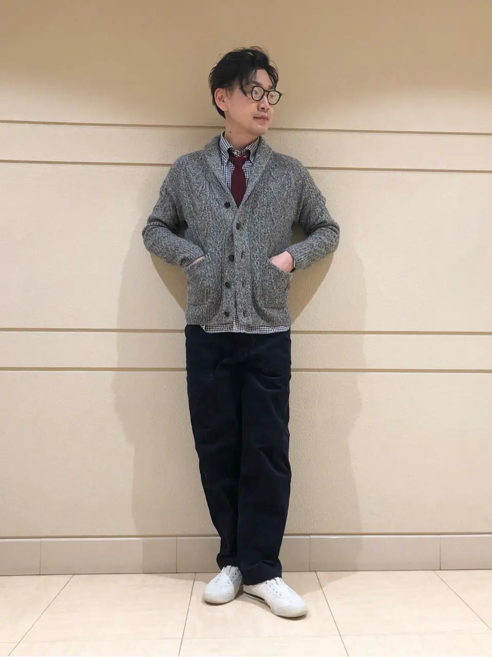  赤石 コーディネート画像