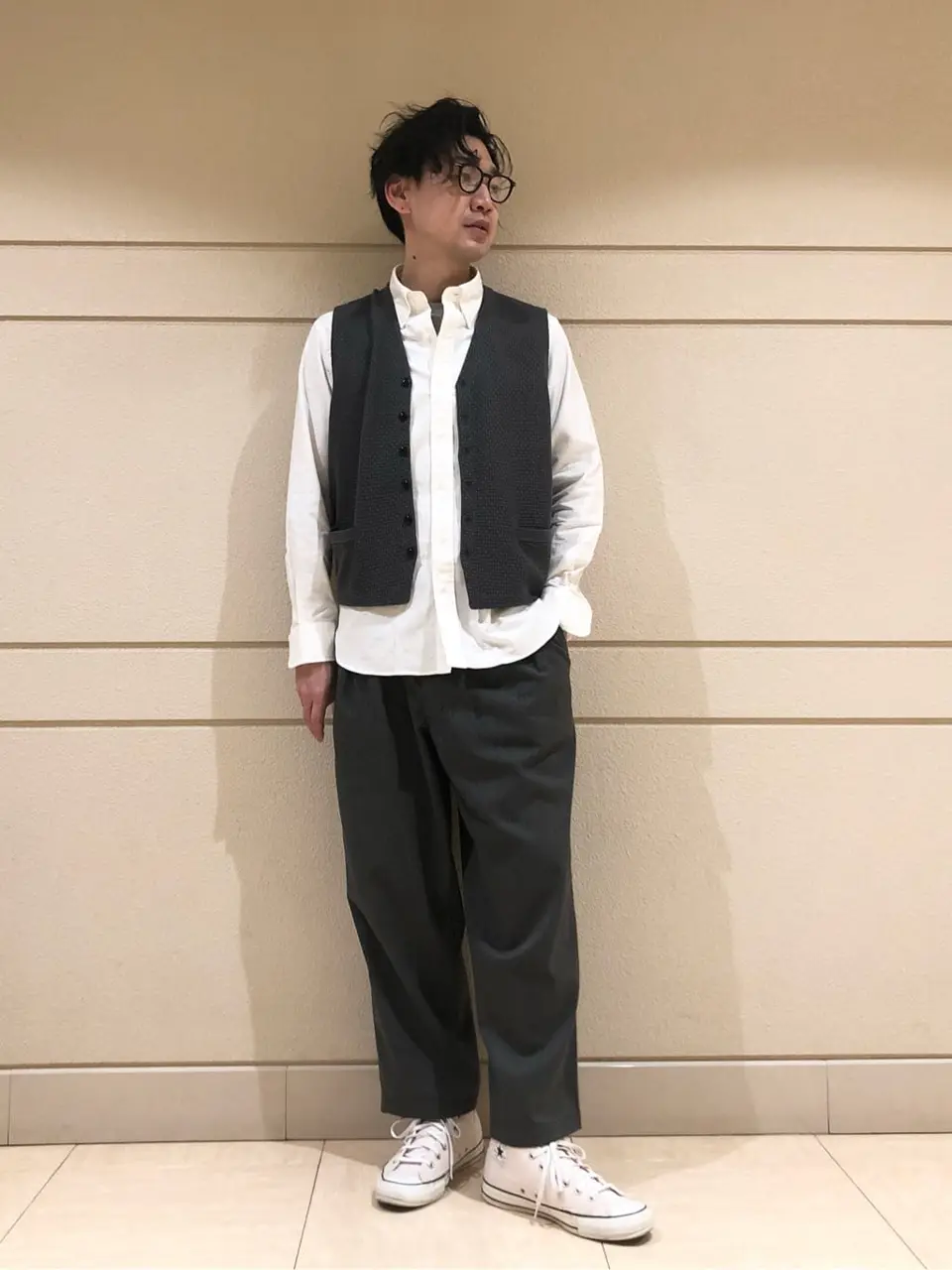 J.PRESS MEN 赤石 コーディネート画像