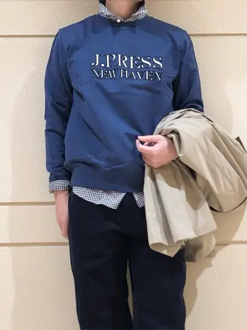 J.PRESS MEN 赤石 コーディネート画像