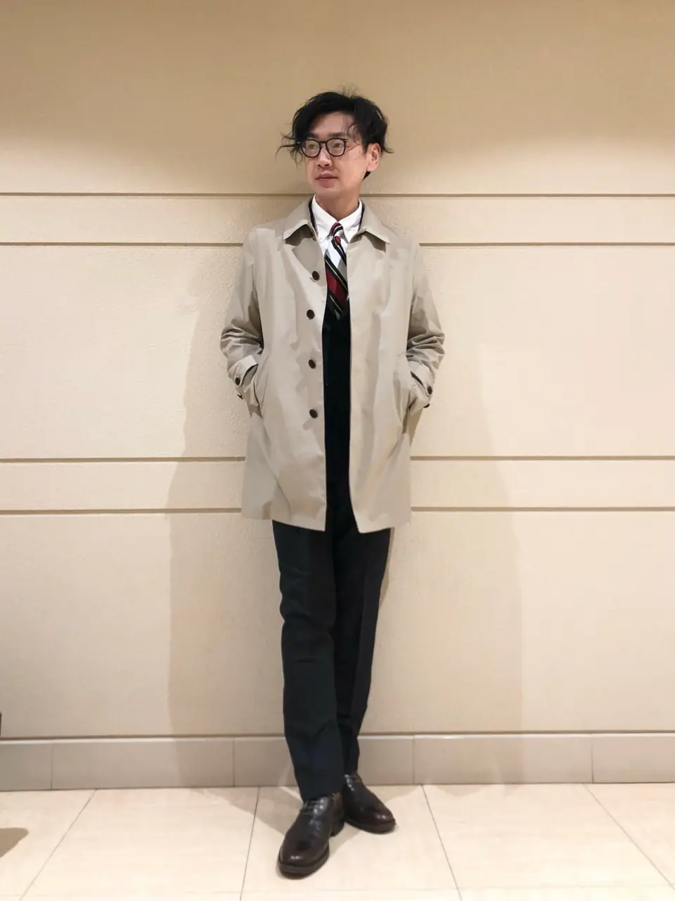 J.PRESS MEN 赤石 コーディネート画像