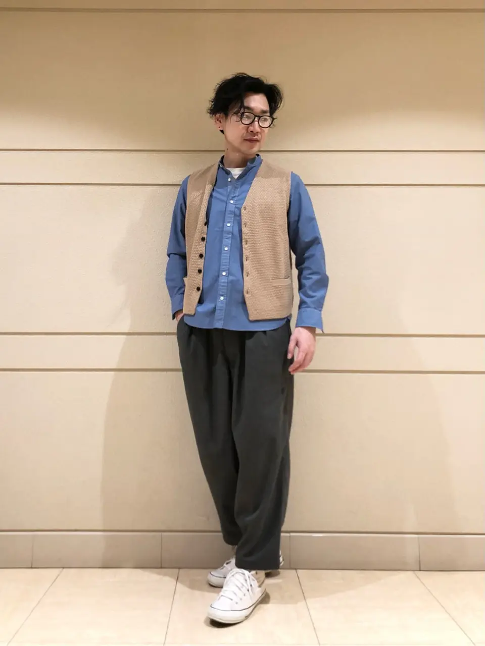  赤石 コーディネート画像