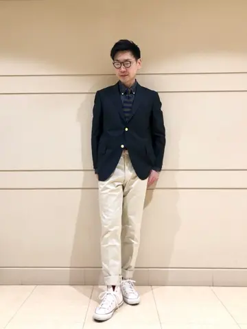 J.PRESS MEN 赤石 コーディネート画像