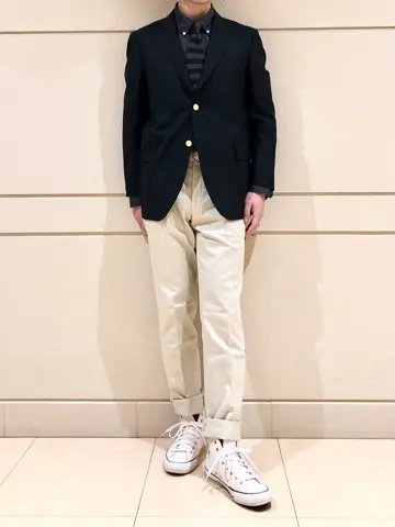 J.PRESS MEN 赤石 コーディネート画像