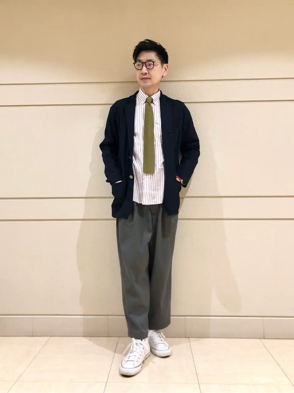  赤石 コーディネート画像