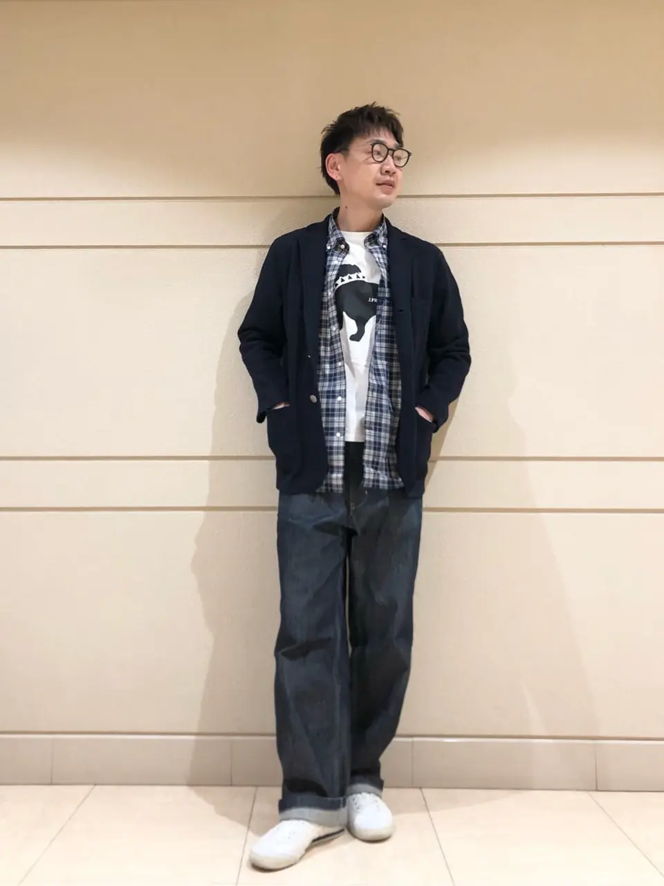  赤石 コーディネート画像