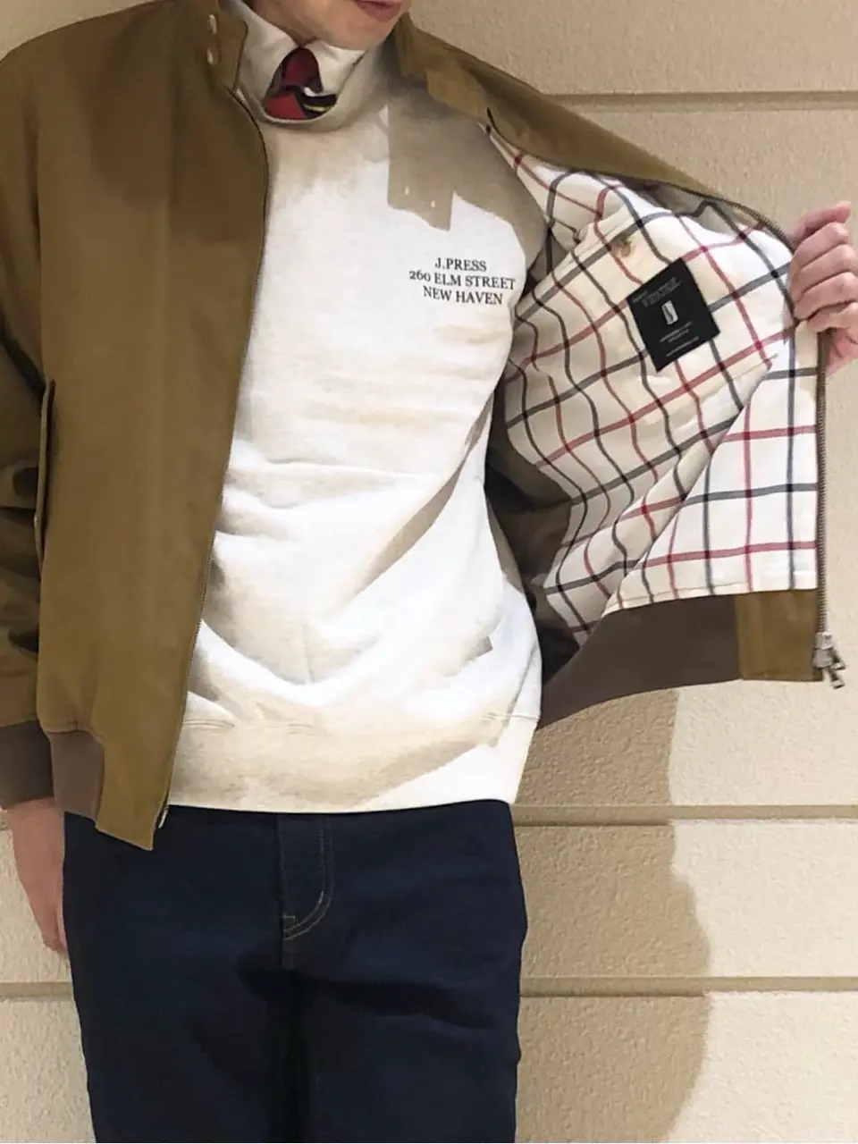 J.PRESS MEN 赤石 コーディネート画像