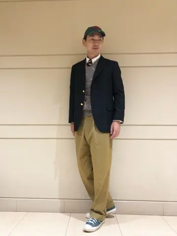 J.PRESS MEN 赤石 コーディネート画像