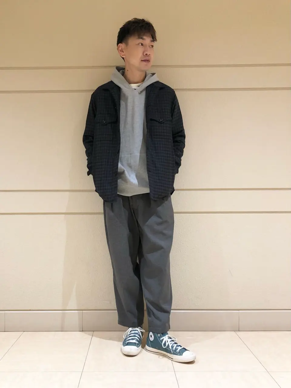  赤石 コーディネート画像