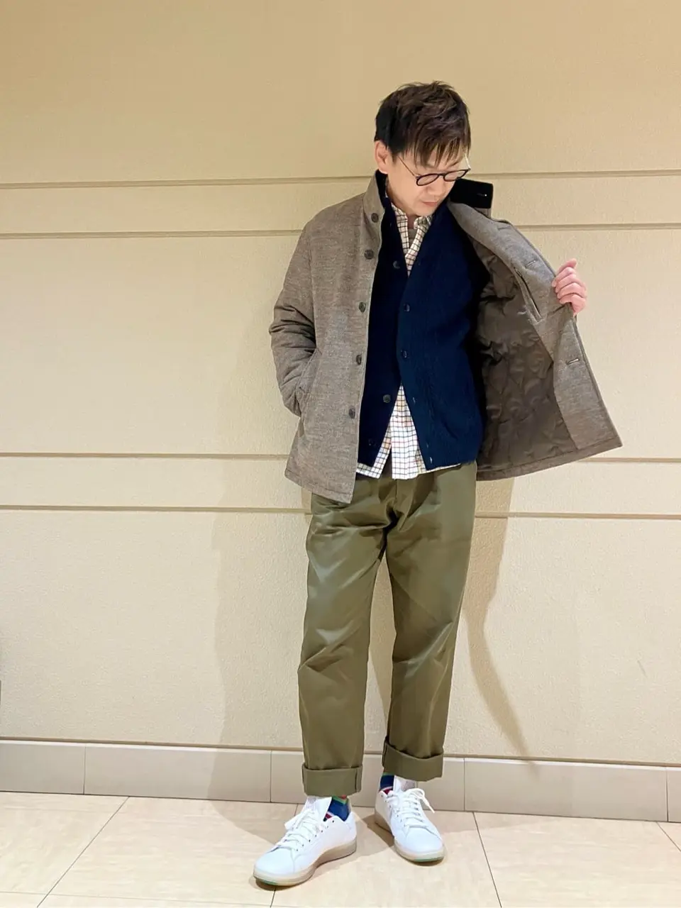 J.PRESS MEN 赤石 コーディネート画像