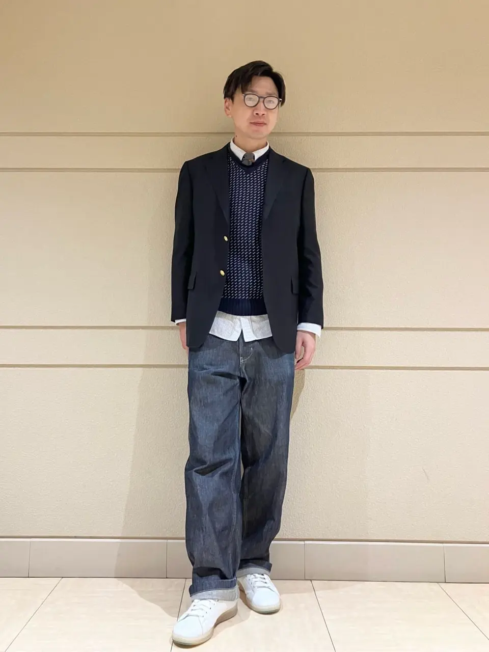 J.PRESS MEN 赤石 コーディネート画像