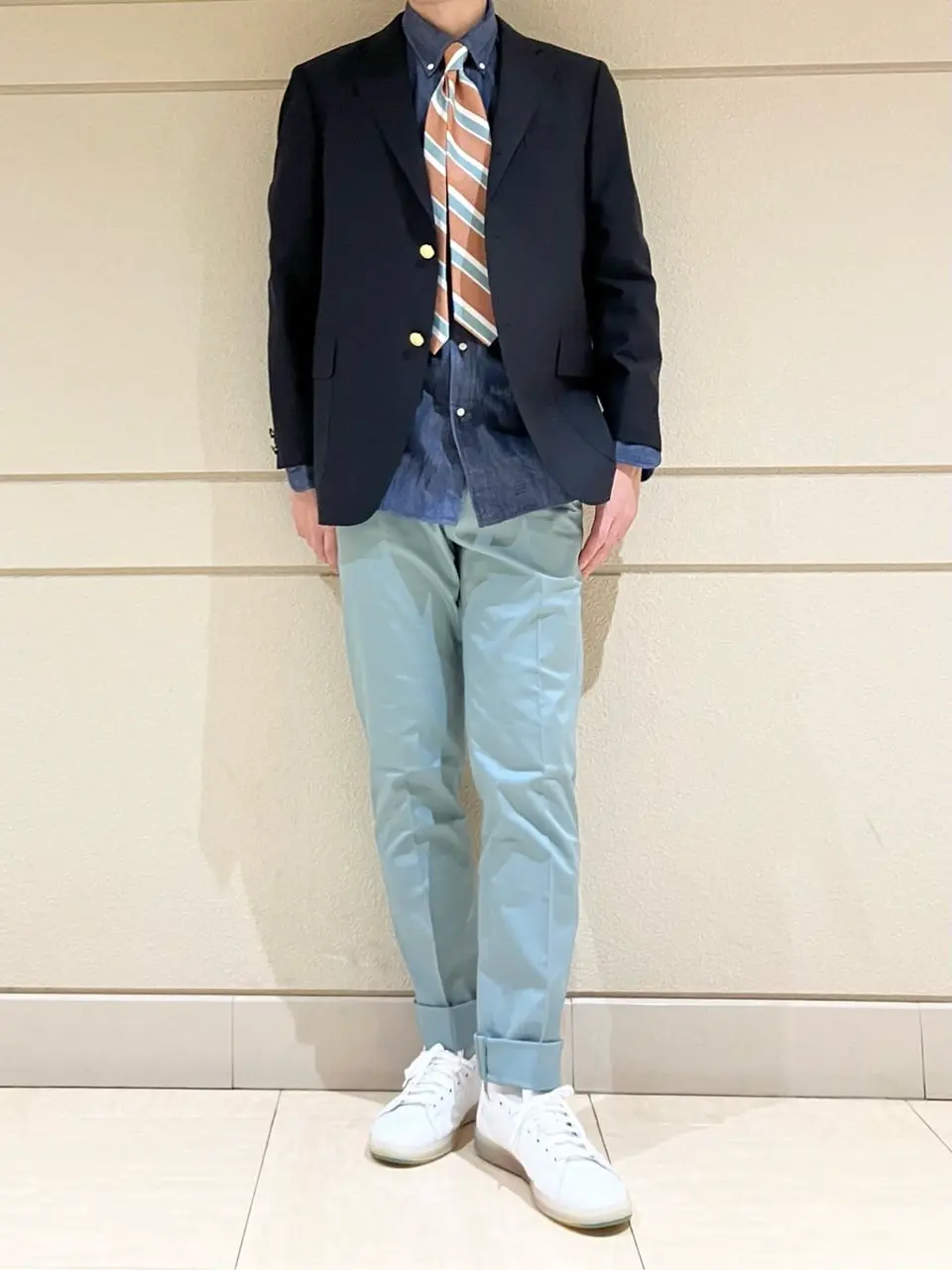 J.PRESS MEN 赤石 コーディネート画像