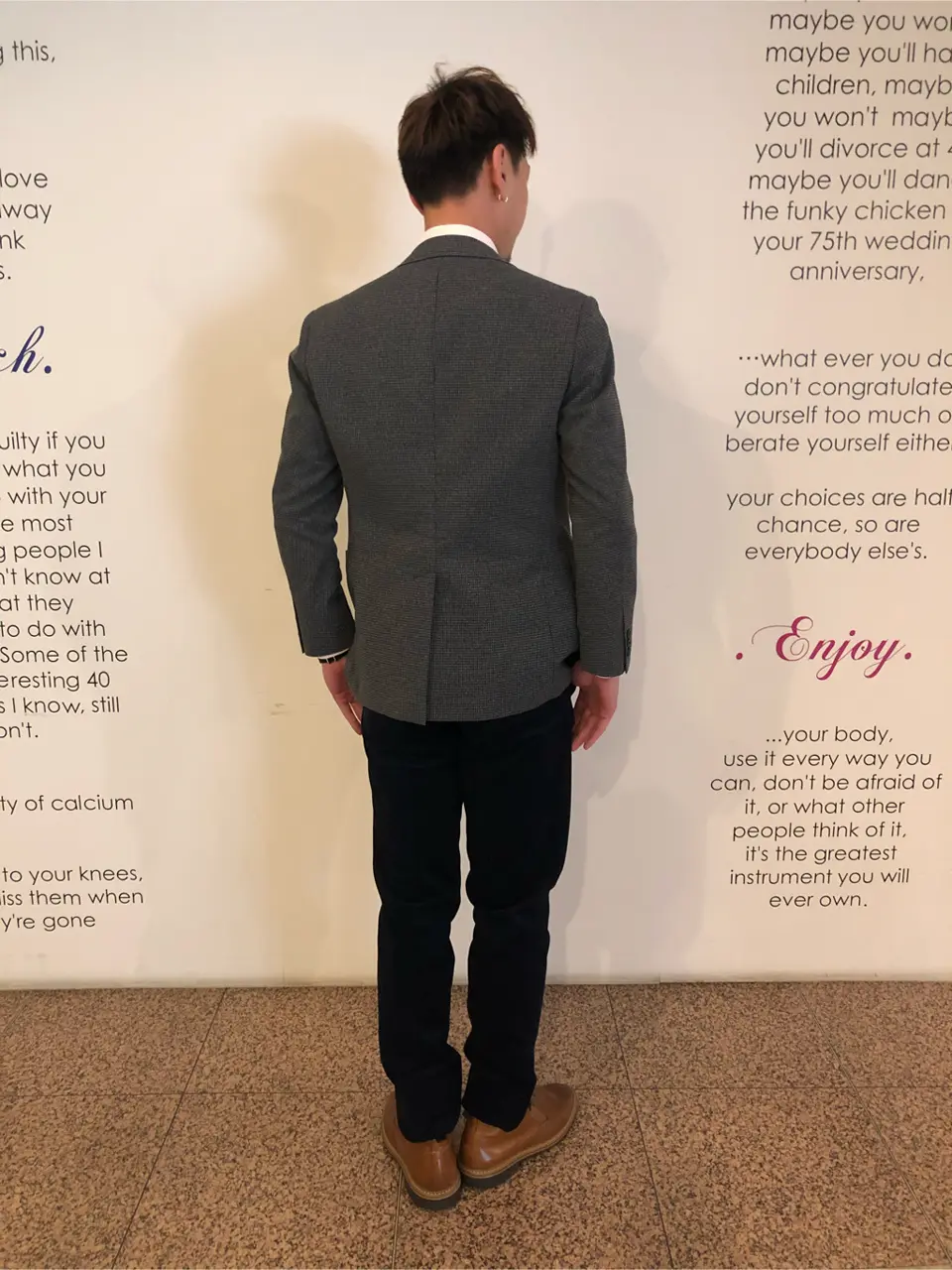 J.PRESS MEN 赤石 コーディネート画像