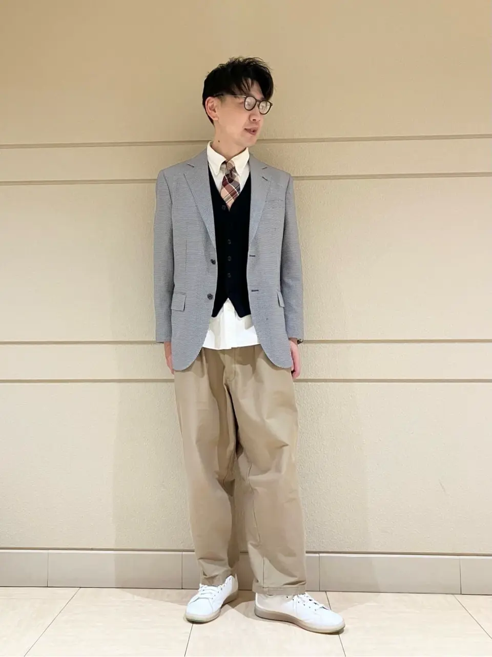 J.PRESS MEN 赤石 コーディネート画像