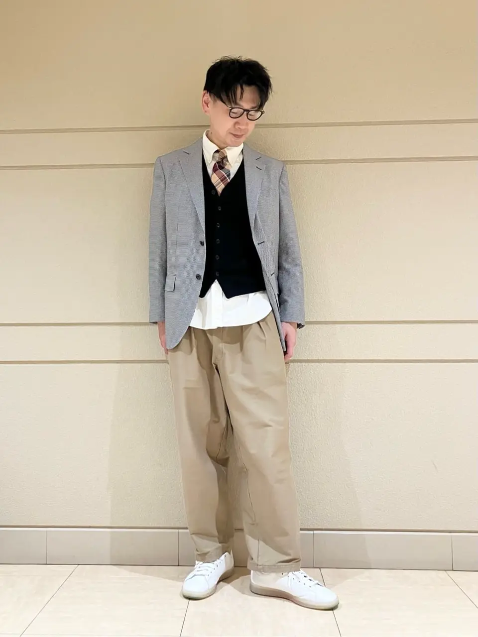 J.PRESS MEN 赤石 コーディネート画像