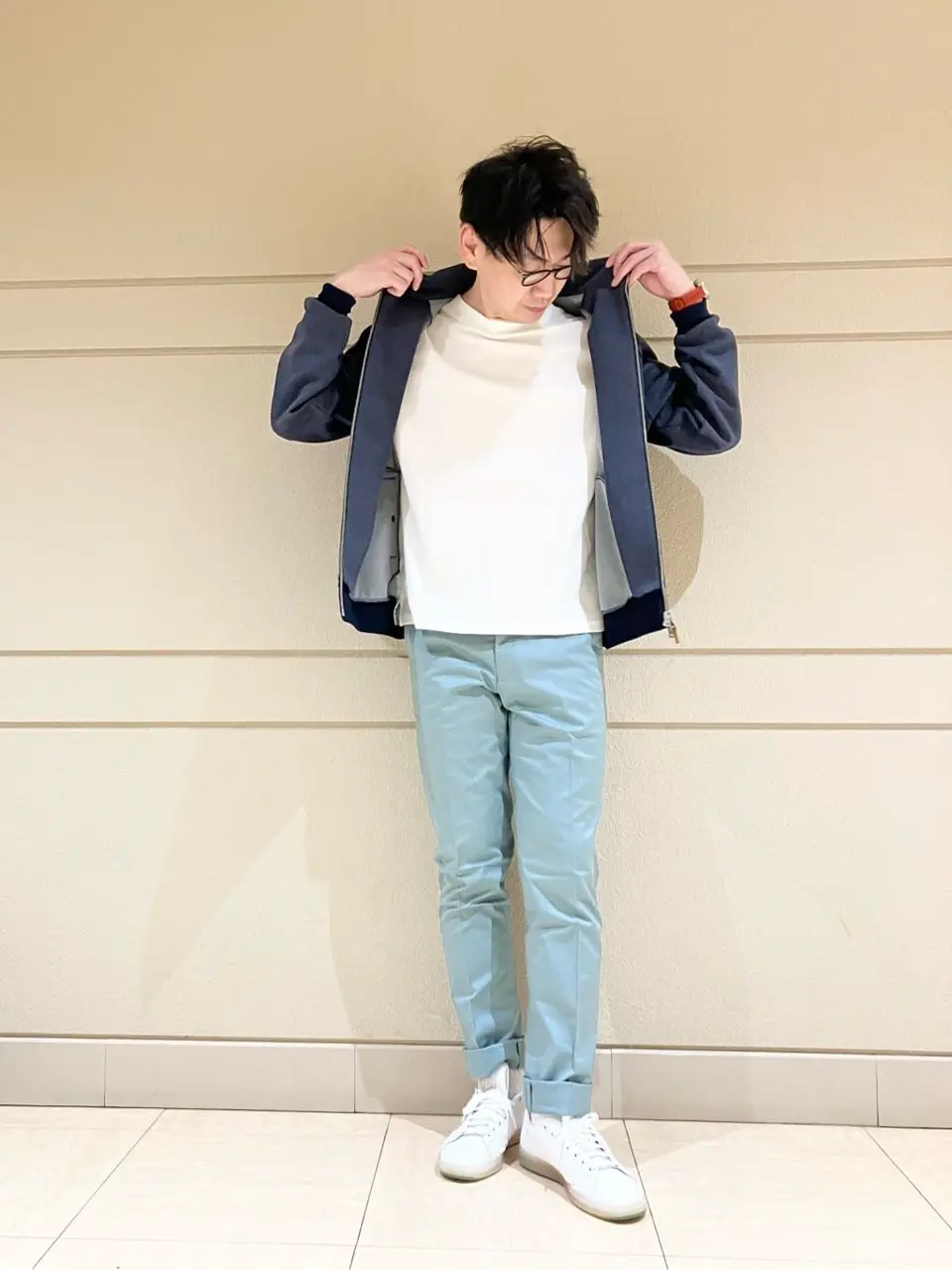 J.PRESS MEN 赤石 コーディネート画像