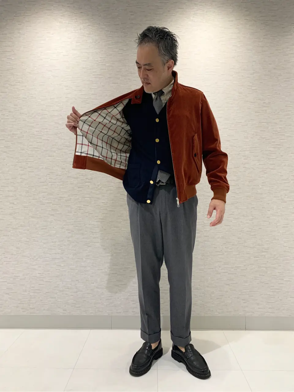 J.PRESS MEN 堤 コーディネート画像