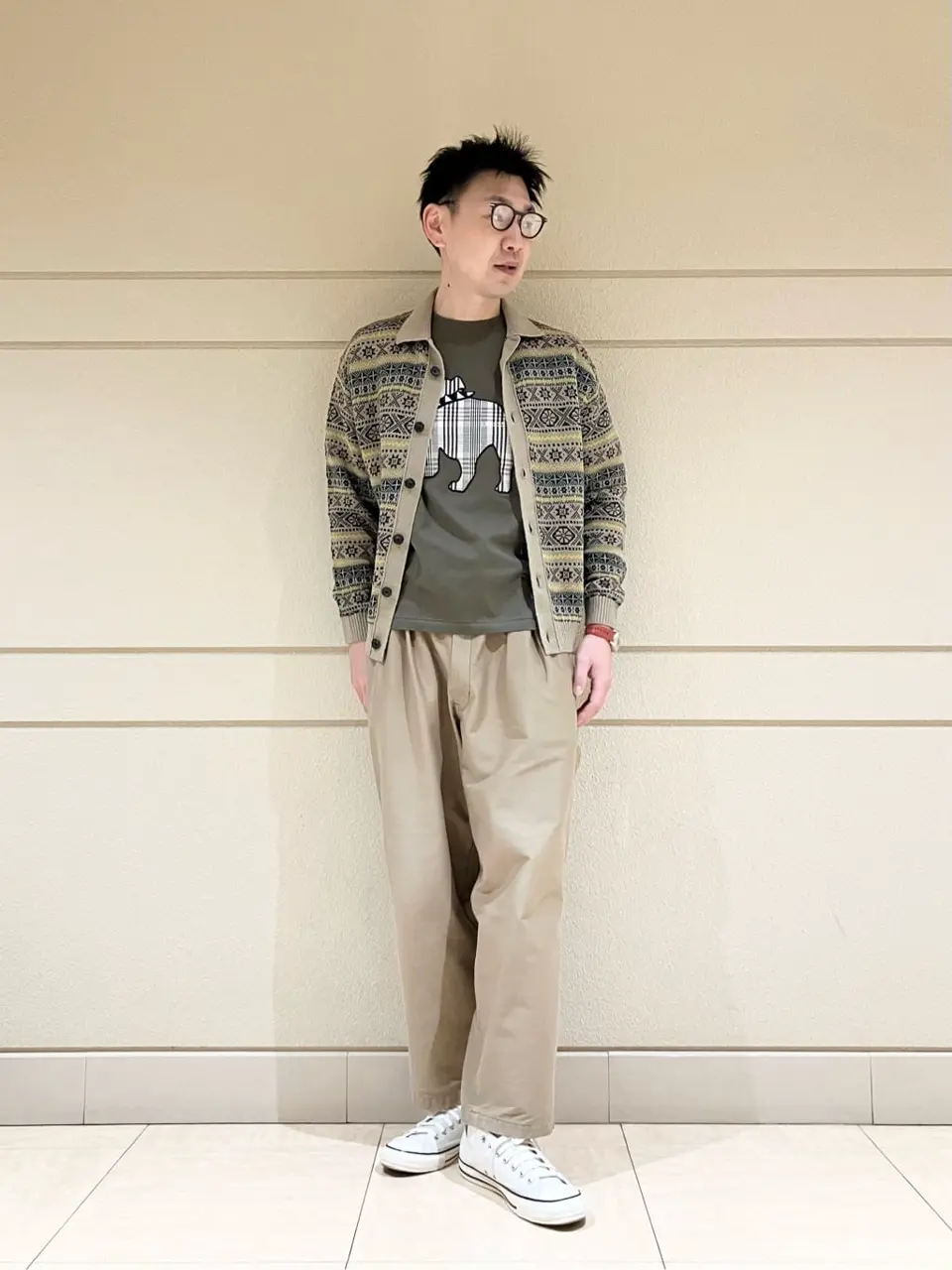 J.PRESS MEN 赤石 コーディネート画像