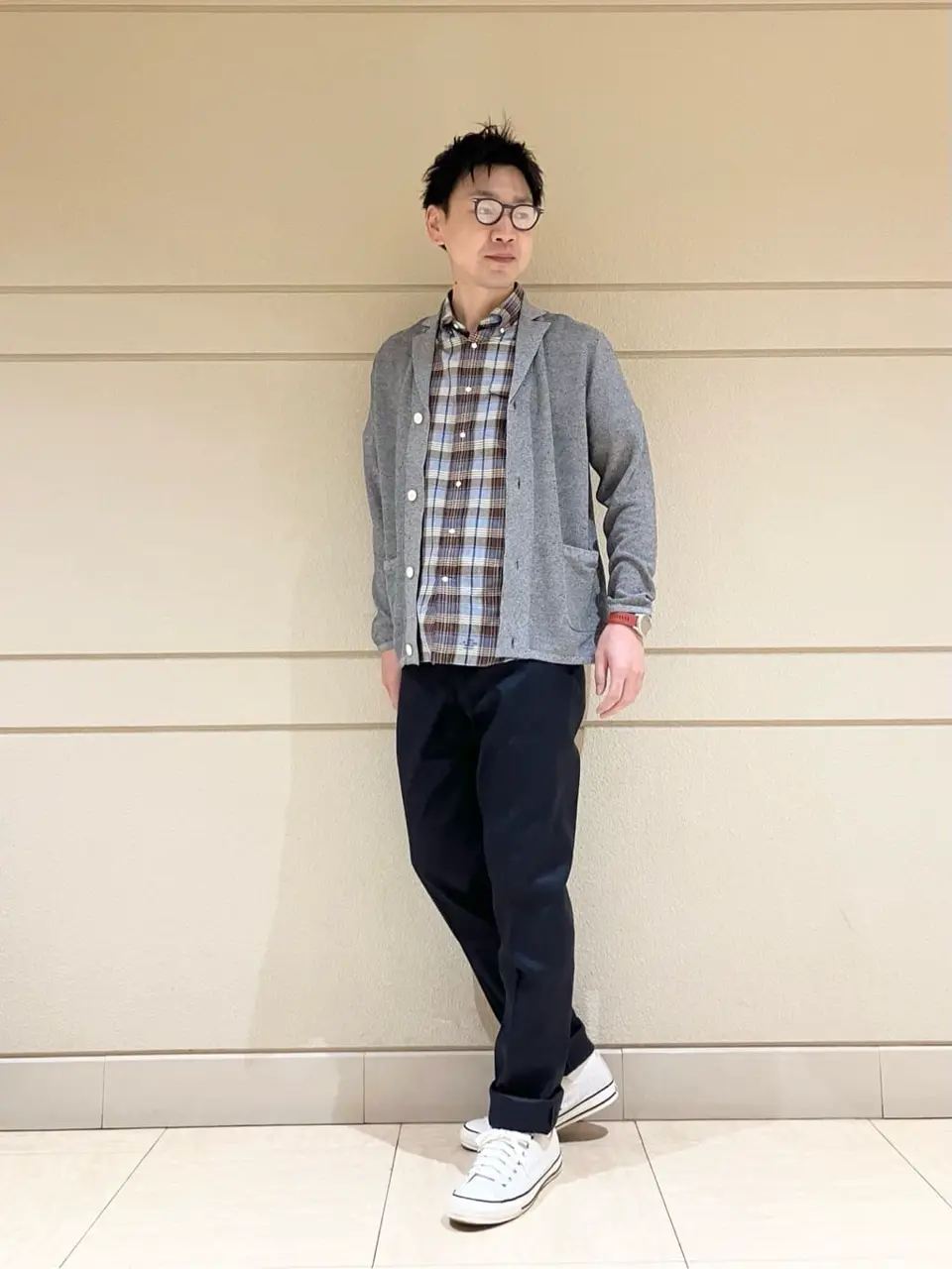 J.PRESS MEN 赤石 コーディネート画像