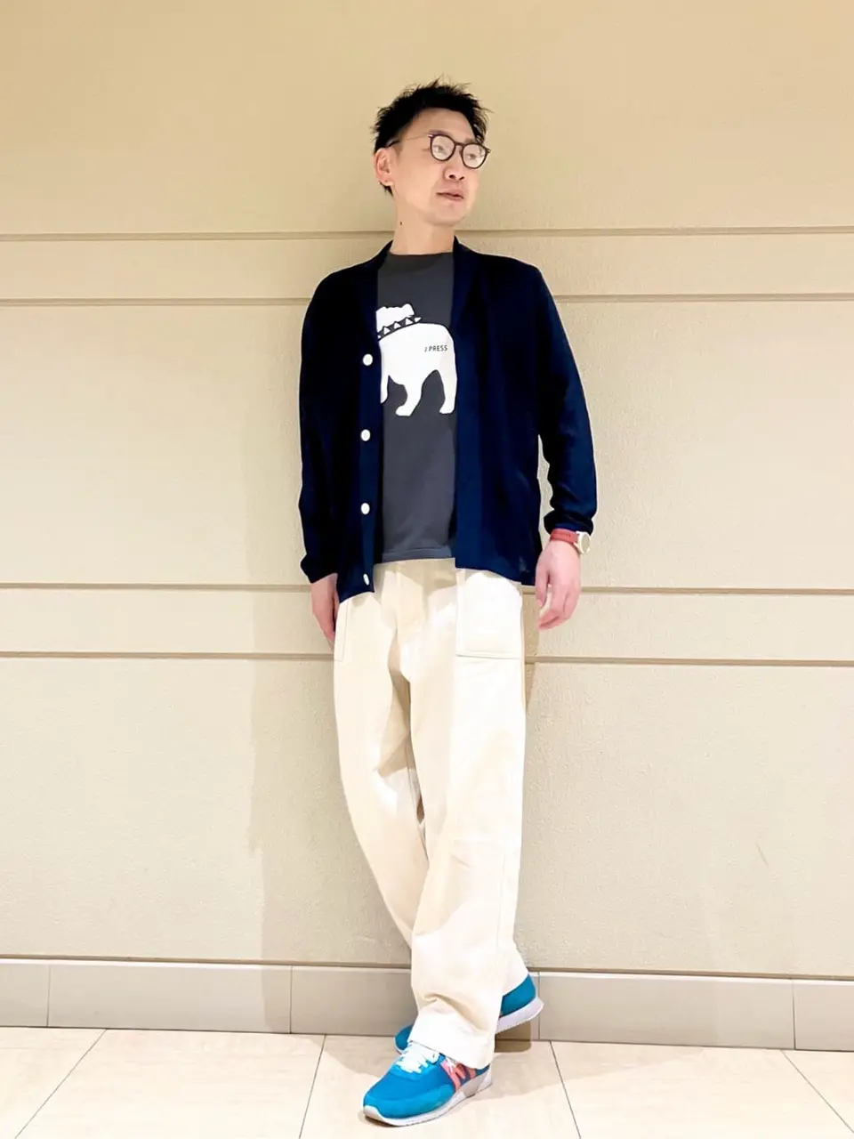 J.PRESS MEN 赤石 コーディネート画像