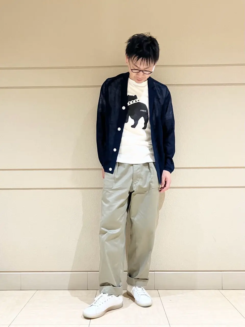 J.PRESS MEN 赤石 コーディネート画像