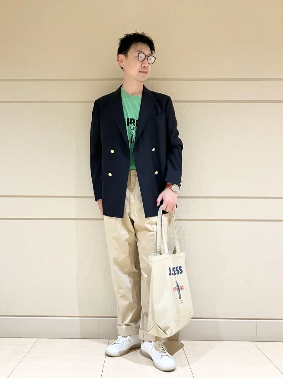 J.PRESS MEN 赤石 コーディネート画像