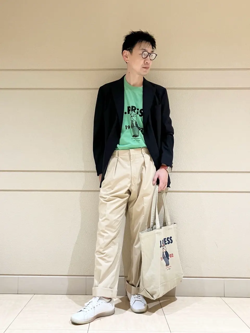 J.PRESS MEN 赤石 コーディネート画像