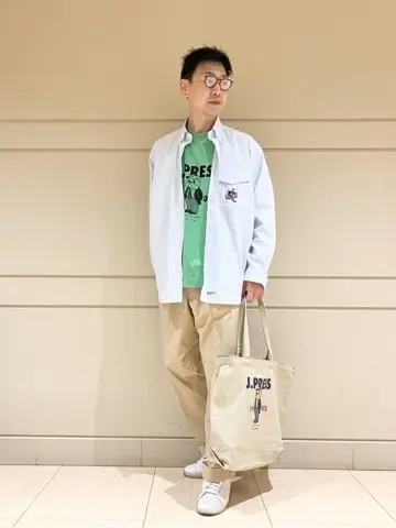 J.PRESS MEN 赤石 コーディネート画像