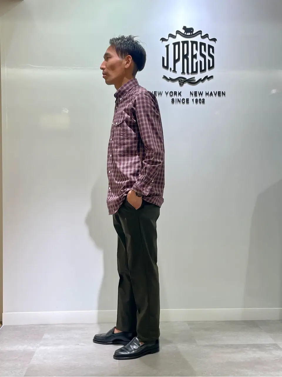 J.PRESS MEN 二口弘崇 コーディネート画像