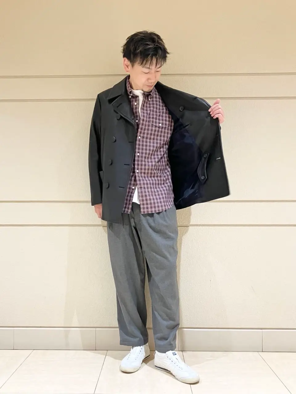 J.PRESS MEN 赤石 コーディネート画像