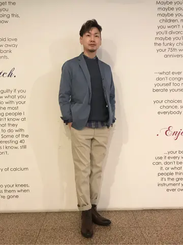 J.PRESS MEN 赤石 コーディネート画像