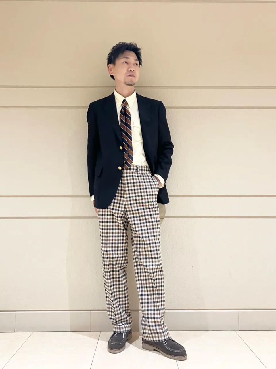 J.PRESS MEN 赤石 コーディネート画像