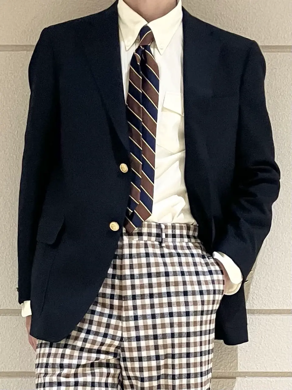 J.PRESS MEN 赤石 コーディネート画像