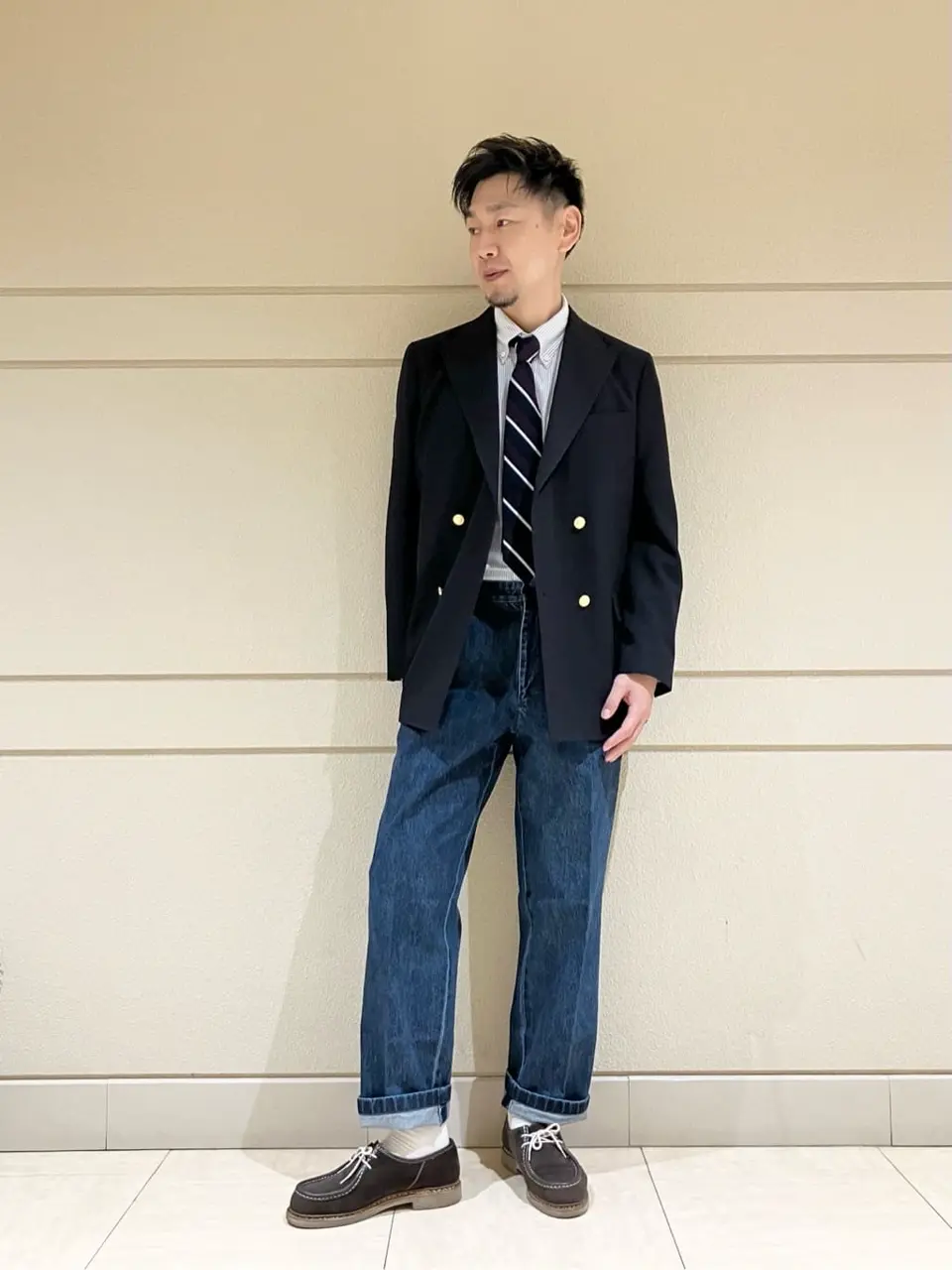 J.PRESS MEN 赤石 コーディネート画像