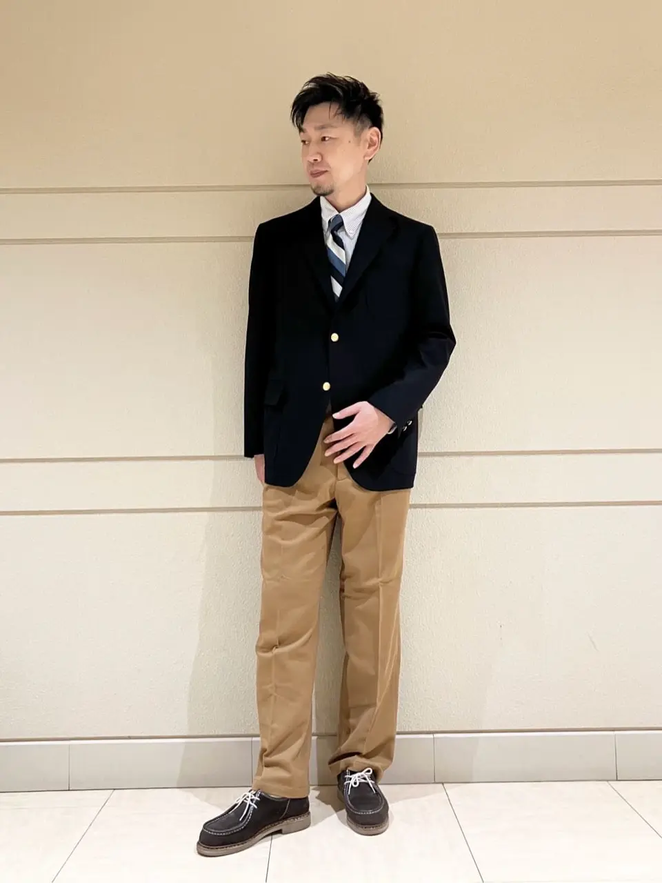 J.PRESS MEN 赤石 コーディネート画像